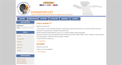 Desktop Screenshot of fondationlkt.org